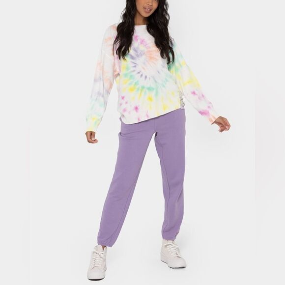 Peace Love World Gem Tie-Dye Sweater - Picture 3 of 6